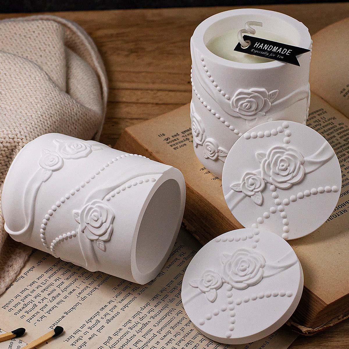 Candle Making Supplies Jars - Stampo in silicone per barattolo di