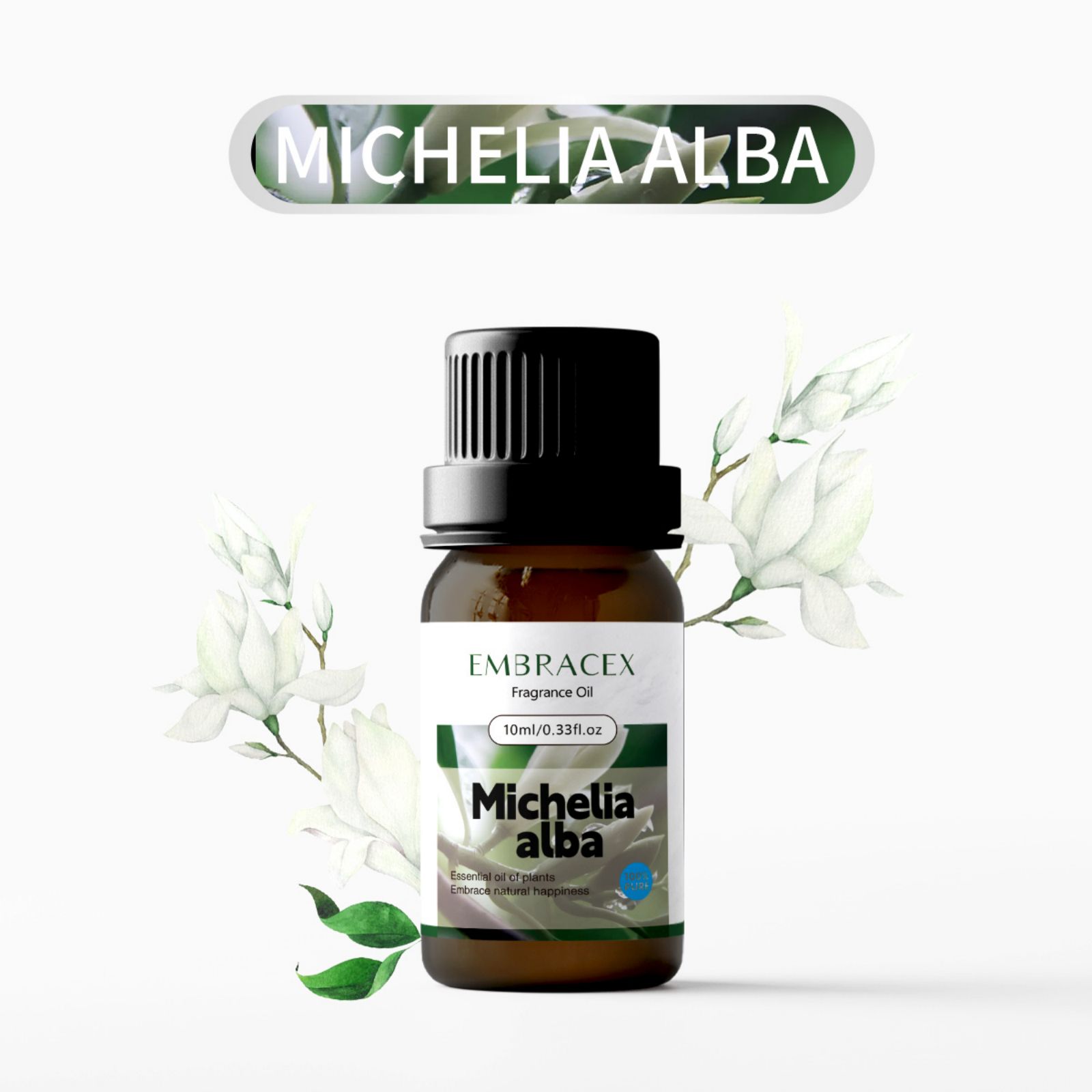 Candle Supplies Fragrance Oil - 10ml Michelia alba Olio Essenziale Profumo
