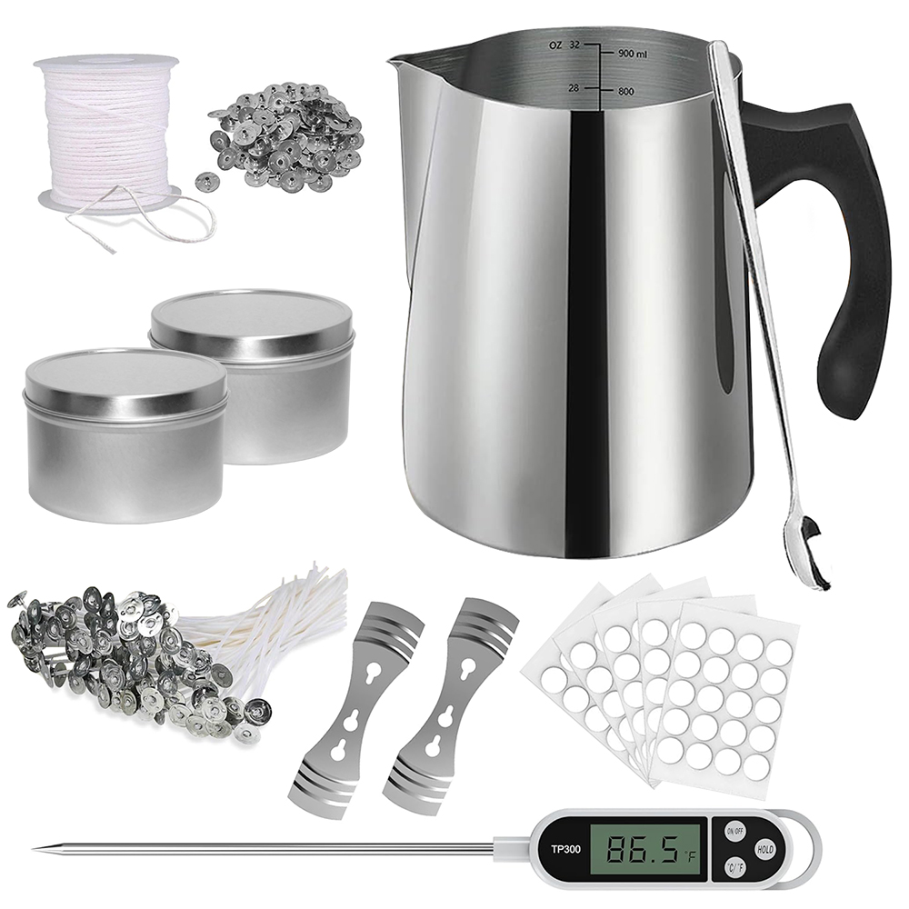 Candle Making Supplies Jars - Forniture per kit iniziale per realizzare