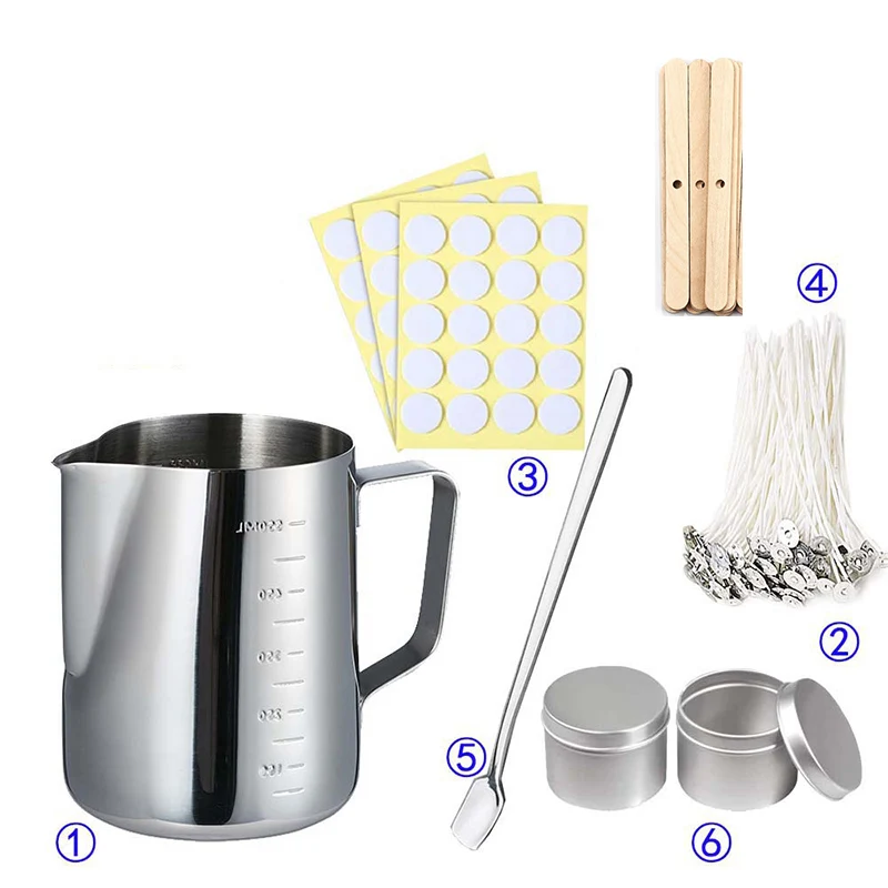 Candle Making Supplies Jars - Kit di forniture per candele Strumenti