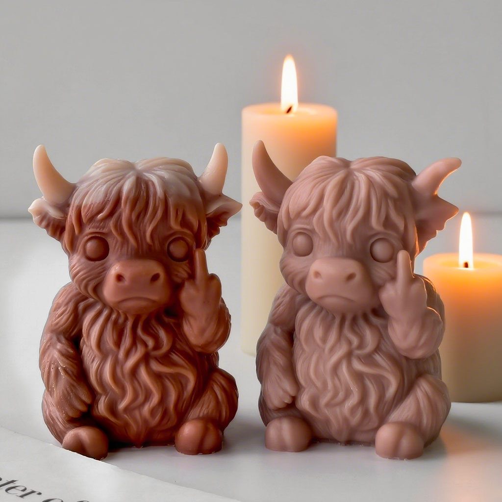 Candle Supplies Storage - Fai da te Cartoon Yak Tartaruga