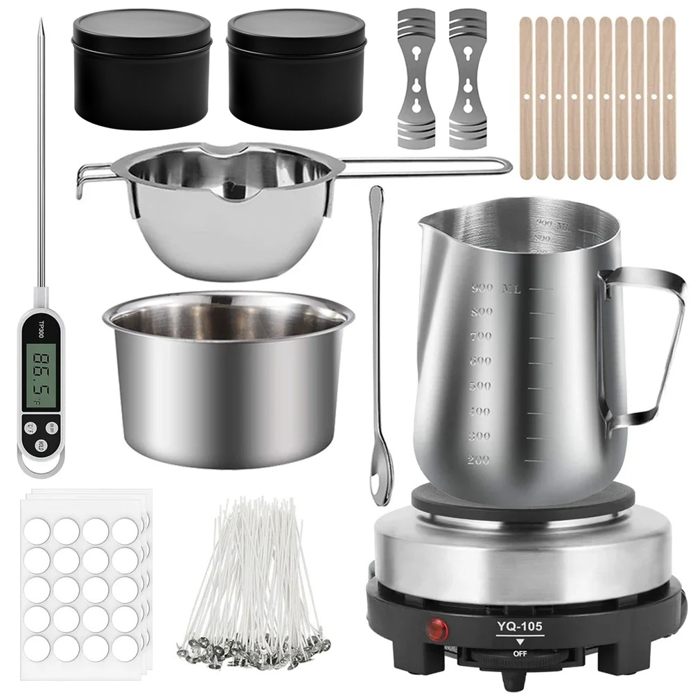 Wax Melting Pot - Glintmos Kit per realizzare candele fai-da-te