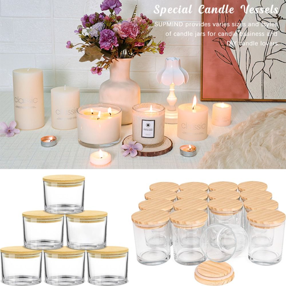 Barattoli di candela in vetro  - Candle Making Supplies Jars recensione e prezzo