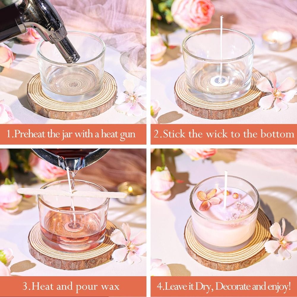 Barattoli di candela in vetro  - Candle Making Supplies Jars recensione e prezzo