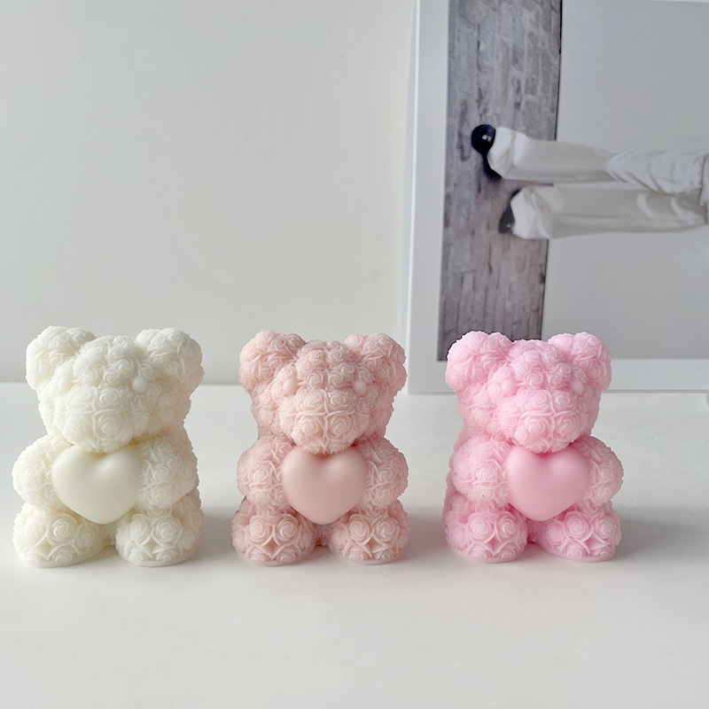3D Orso Abbraccio Amore Stampi - Candle Supplies Storage recensione e prezzo