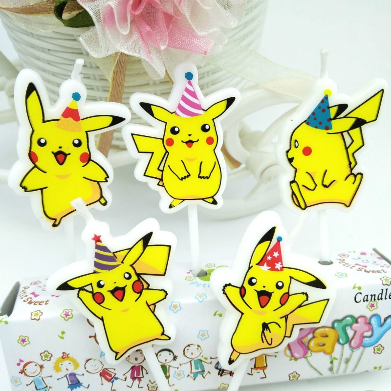 5 pz/lotto Pokemon Torta Di Co - Candle Surprise recensione e prezzo
