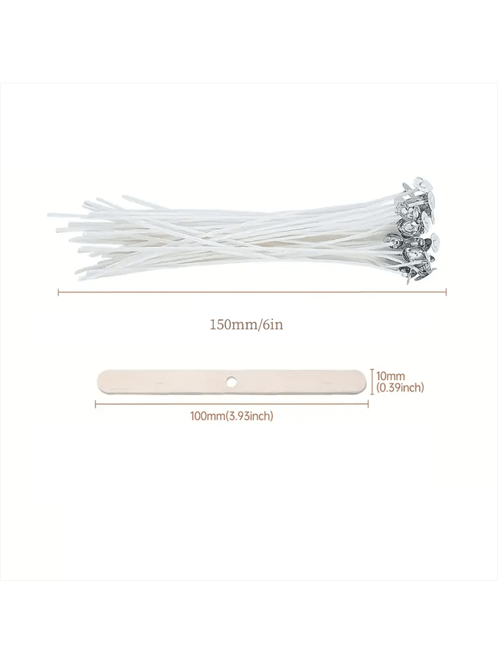 100 pezzi di stoppino per cand - Cotton Wick 6 Inch recensione e prezzo