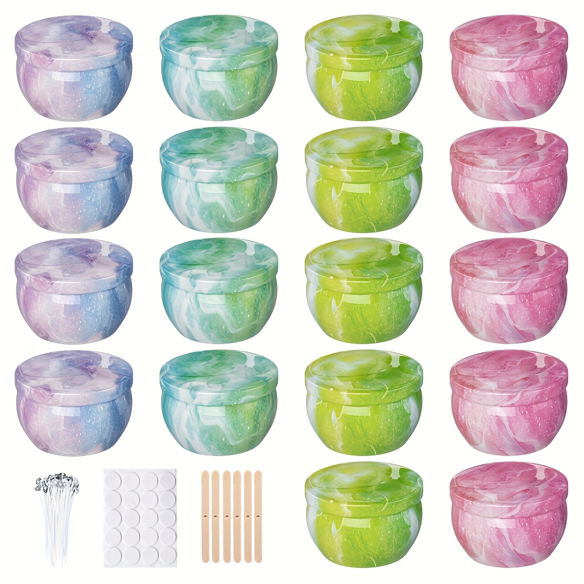 Barattoli vuoti in metallo con - Candle Making Supplies Jars recensione e prezzo