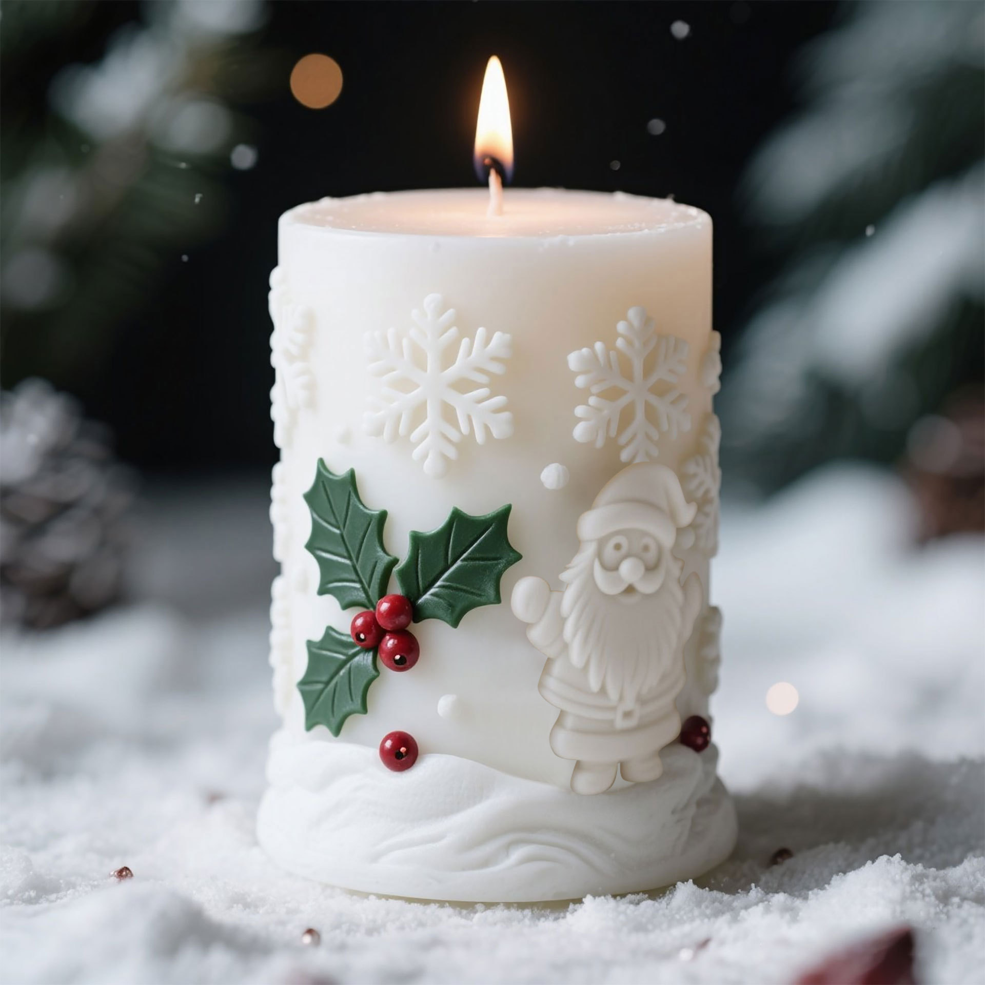 Cilindro in rilievo 3D Fiocco  - Candle Supplies Storage recensione e prezzo
