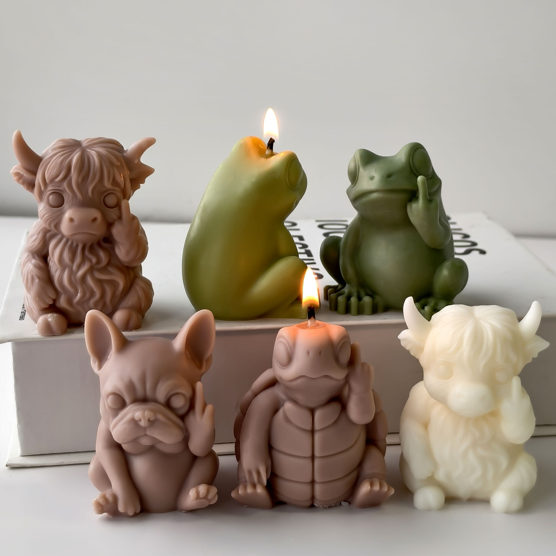 Fai da te Cartoon Yak Tartarug - Candle Supplies Storage recensione e prezzo