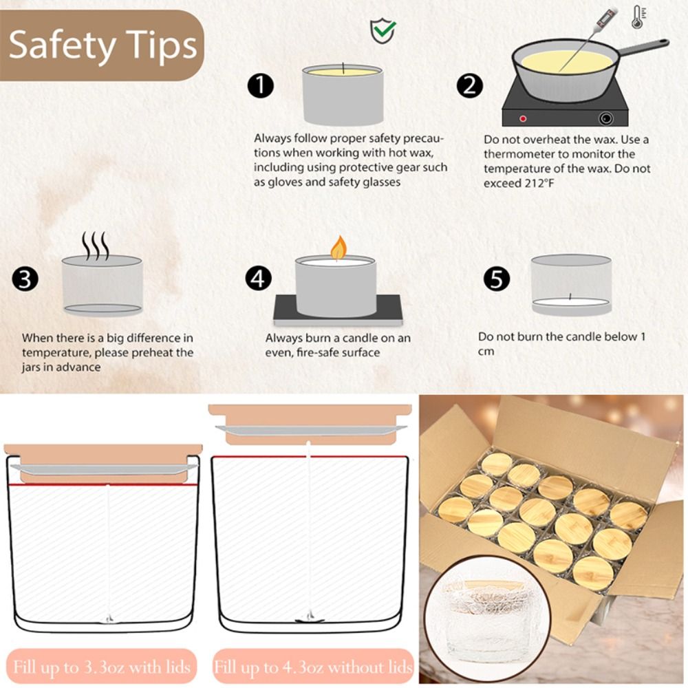 Nuovi barattoli per candele in - Candle Making Supplies Jars recensione e prezzo