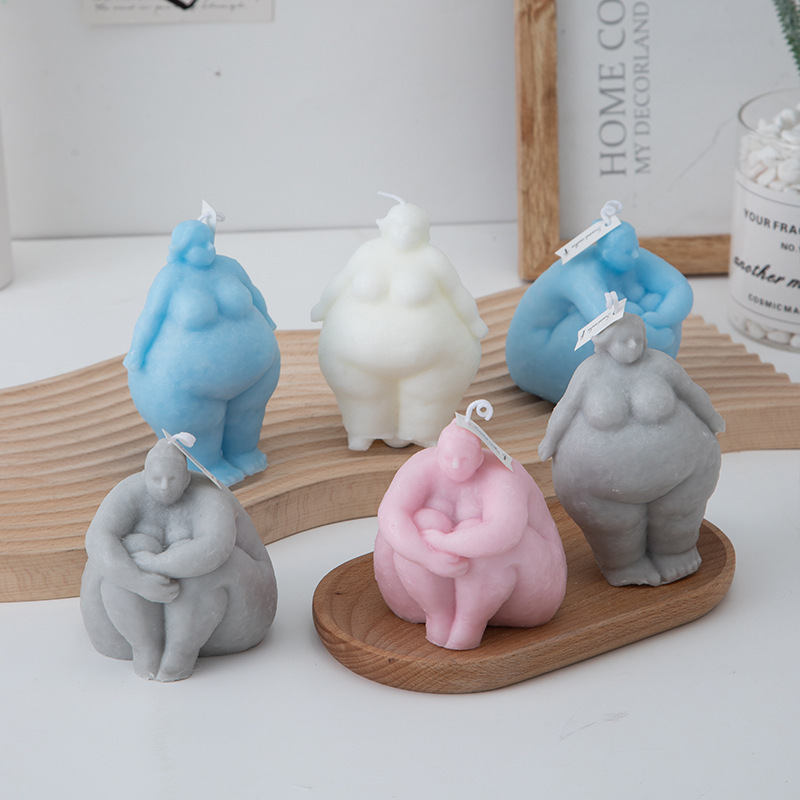 3D Donna Grassa/Uomo Ritratto  - Candle Supplies Storage recensione e prezzo