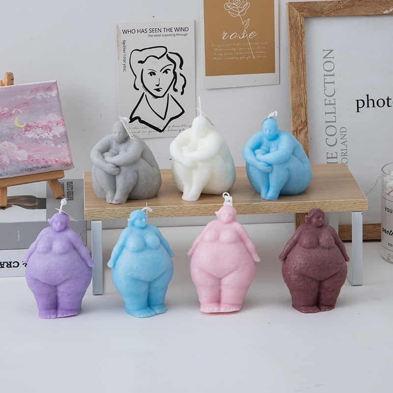 3D Donna Grassa/Uomo Ritratto  - Candle Supplies Storage recensione e prezzo