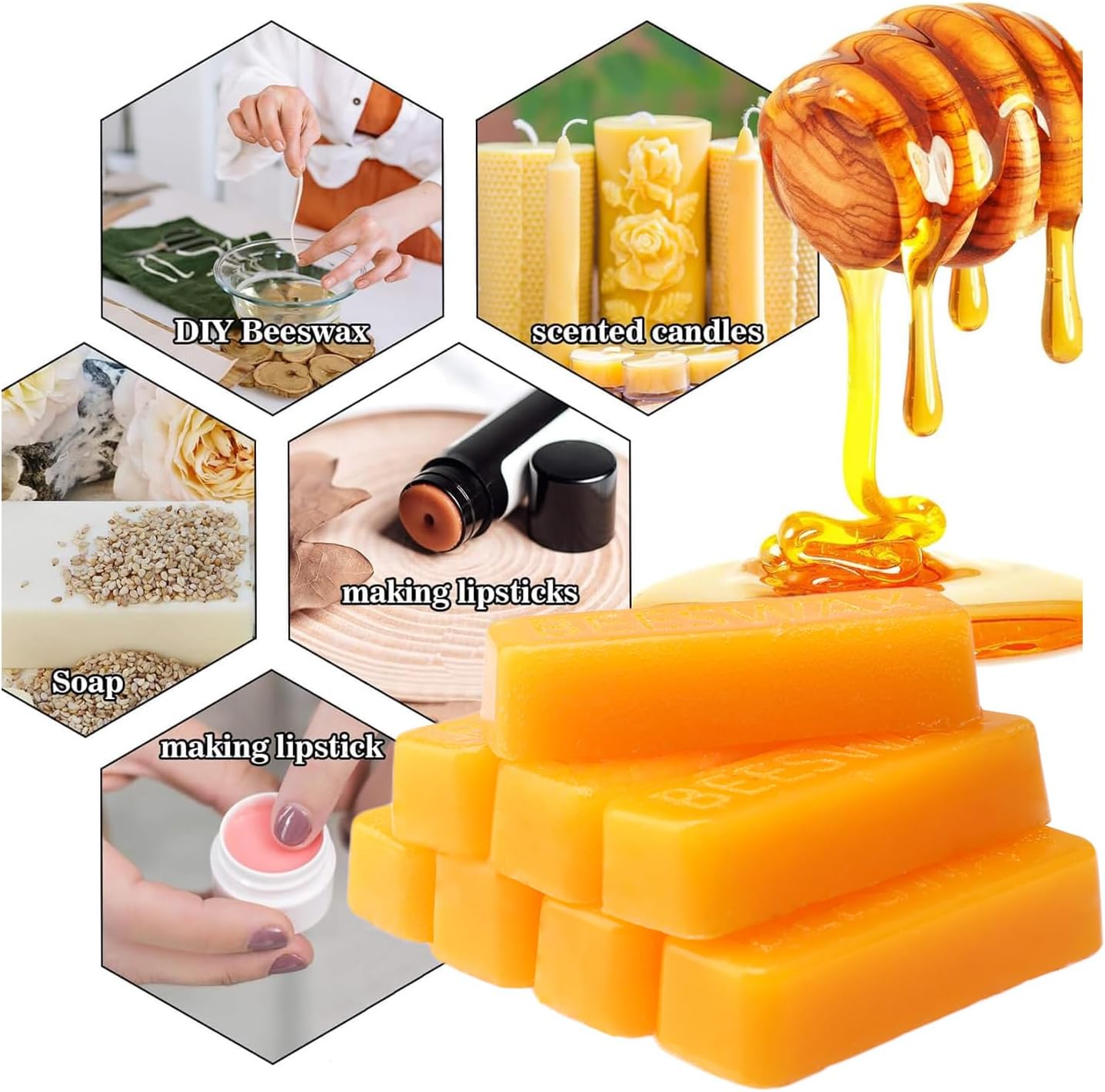 Barra di Cera d'Api, Blocco di - Candle Supplies Storage recensione e prezzo