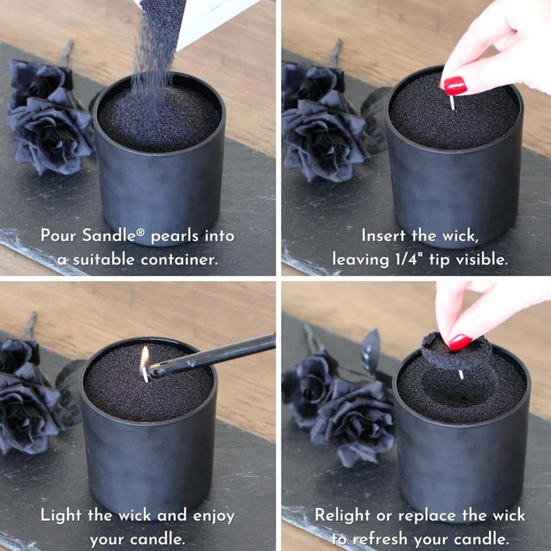 Sabbia Nera per Candele con St - Candle Supplies Storage recensione e prezzo